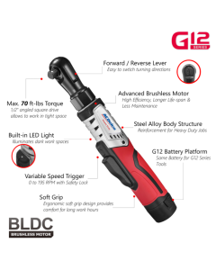 ACDelco 1/2" BLDC Ratchet Wrench KIT